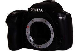 Pentax K-50 DSLR Camera 16MP Body - Black
